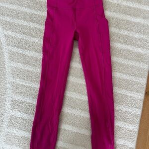 Lululemon Athletica Bold Pink Leggings